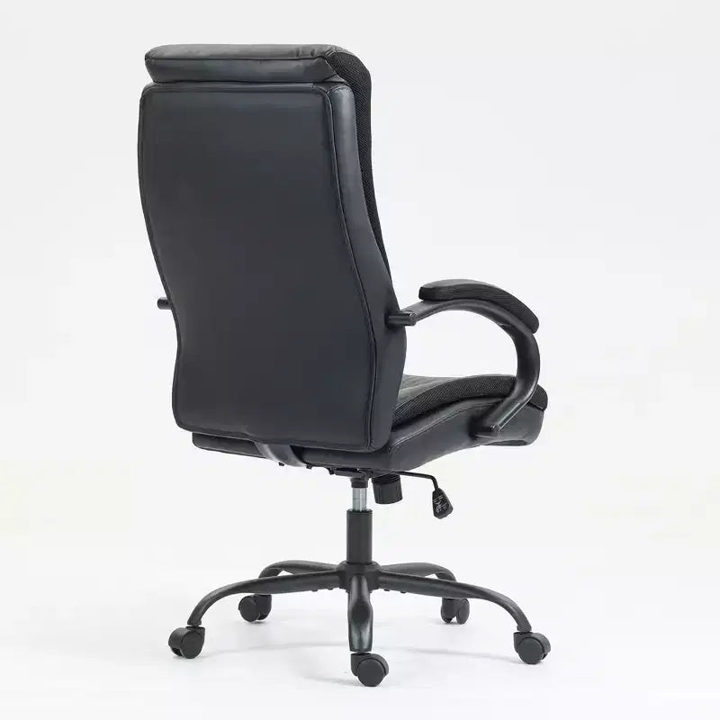 Okak Modern High-Back Upholstered Task Office Chair,Adjustable Swivel Computer Chair for Office,Study,Vanity Room