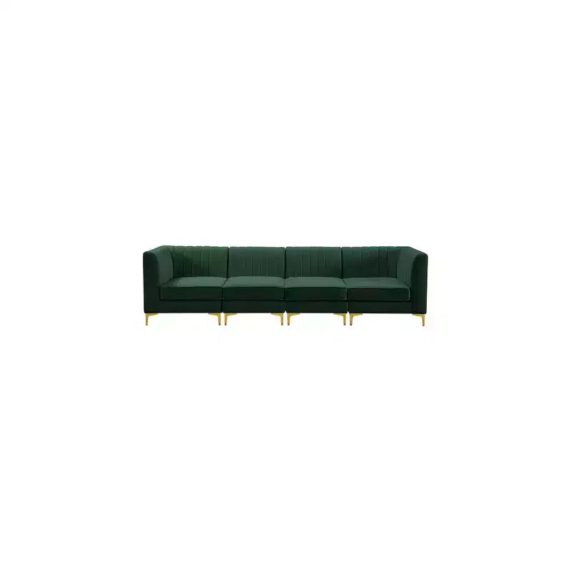 Meridian Furniture,Alina Velvet Modular Sofa
