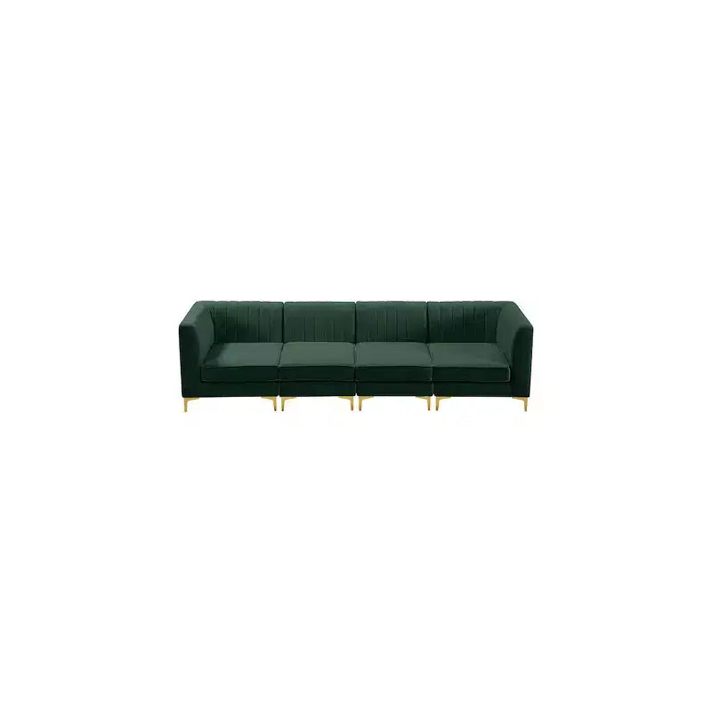 Meridian Furniture,Alina Velvet Modular Sofa