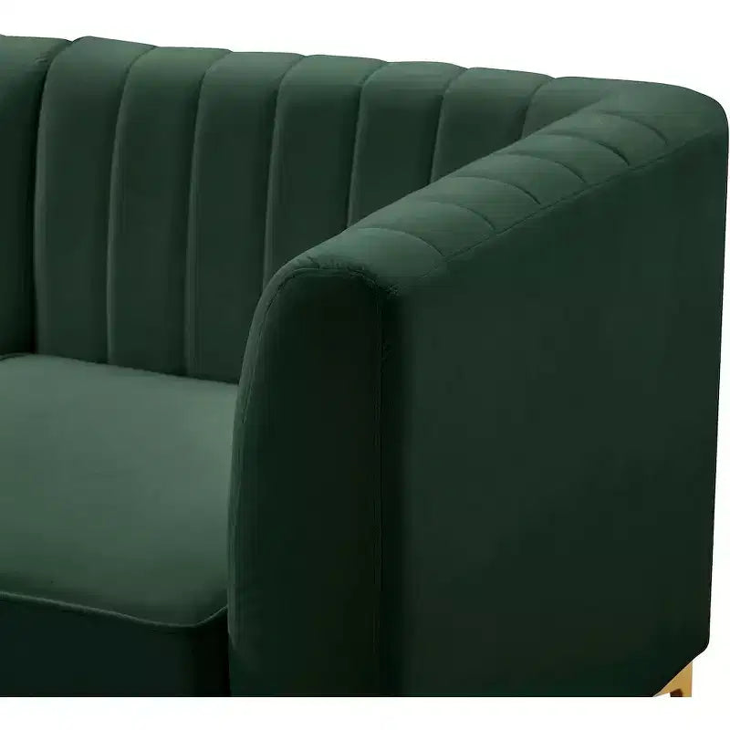 Meridian Furniture,Alina Velvet Modular Sofa