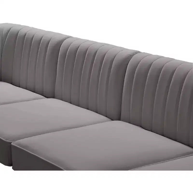 Meridian Furniture,Alina Velvet Modular Sofa