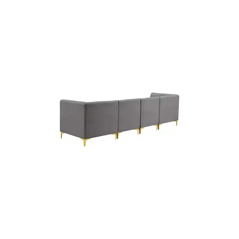 Meridian Furniture,Alina Velvet Modular Sofa