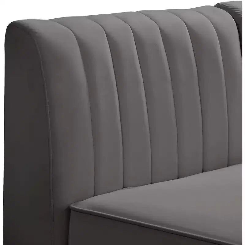 Meridian Furniture,Alina Velvet Modular Sofa