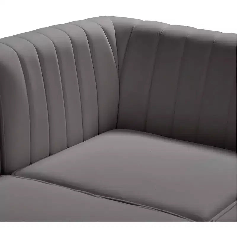 Meridian Furniture,Alina Velvet Modular Sofa