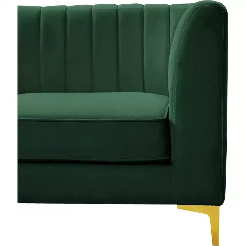 Meridian Furniture,Alina Velvet Modular Sofa