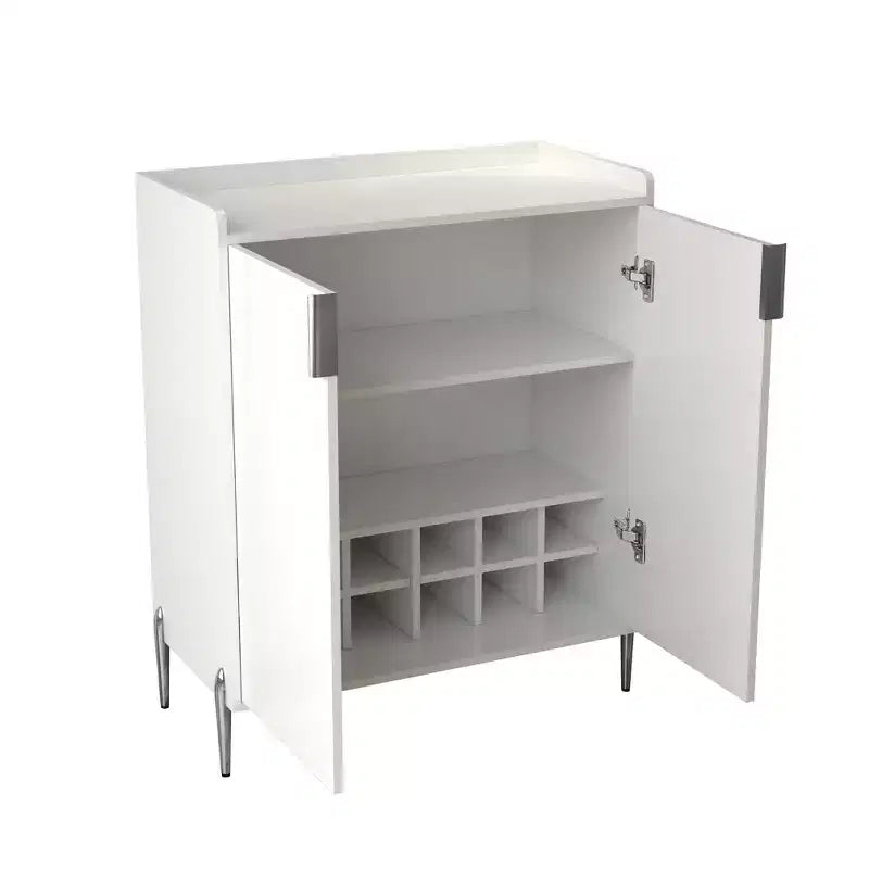 Homy Casa Modern Kitchen Sideboard Cabinet with Wine Storage and Adjustable Shelves, for Dining or Living Room