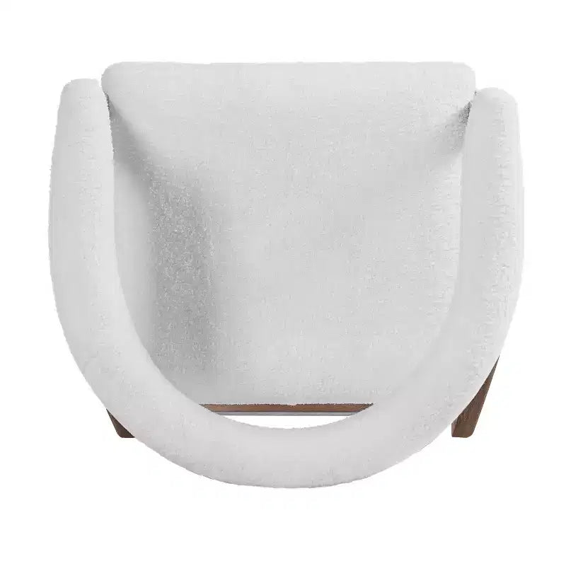 Christopher Knight Home Amara Modern Rubberwood Upholstered Counter Stools with Curved Backrest (Set of 2)