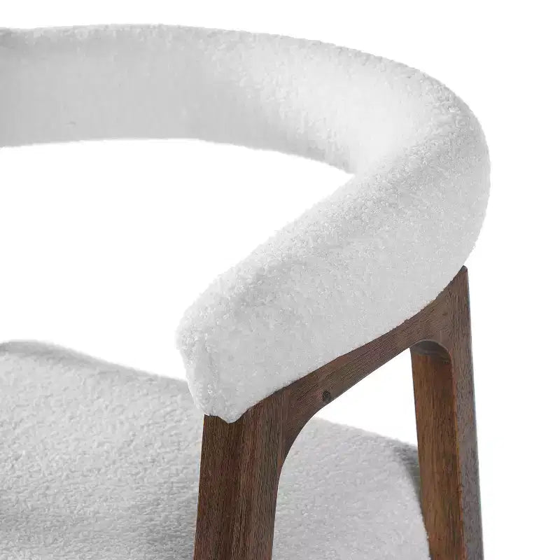 Christopher Knight Home Amara Modern Rubberwood Upholstered Counter Stools with Curved Backrest (Set of 2)