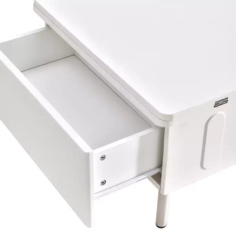 Extendable Coffee Table with Lift Top, Modern Center Table with Extend Hidden Storage and Drawers for Living Room