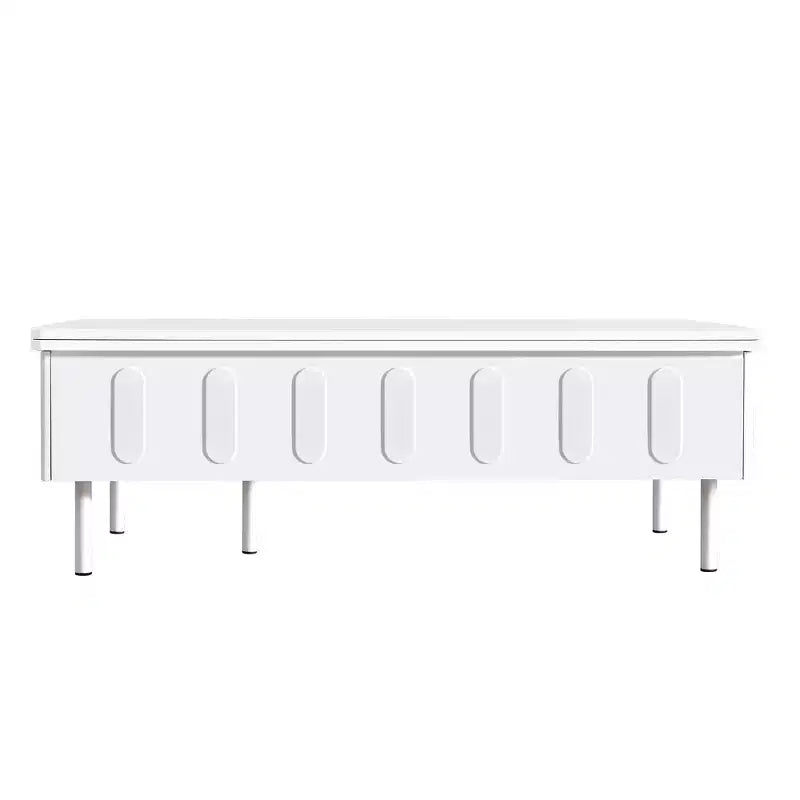Extendable Coffee Table with Lift Top, Modern Center Table with Extend Hidden Storage and Drawers for Living Room