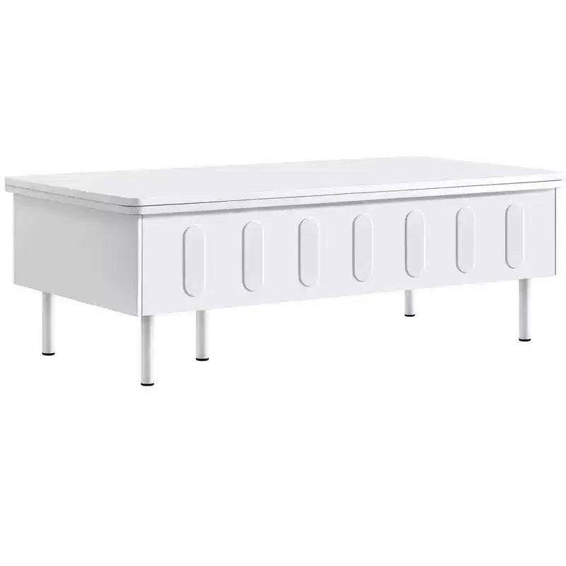 Extendable Coffee Table with Lift Top, Modern Center Table with Extend Hidden Storage and Drawers for Living Room