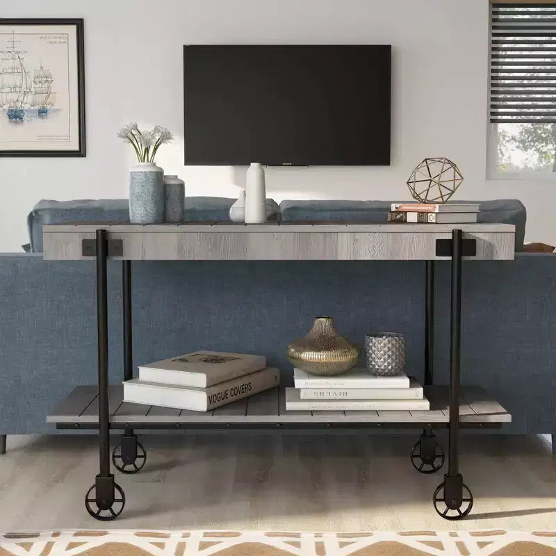 Huntingdale Industrial 1 Shelf Sofa Table - miBasics