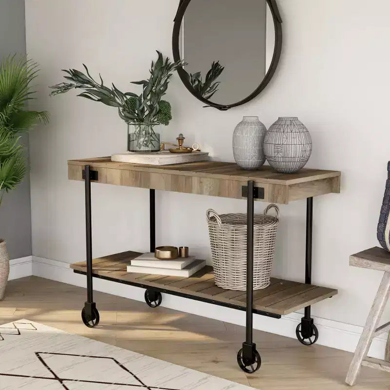 Huntingdale Industrial 1 Shelf Sofa Table - miBasics