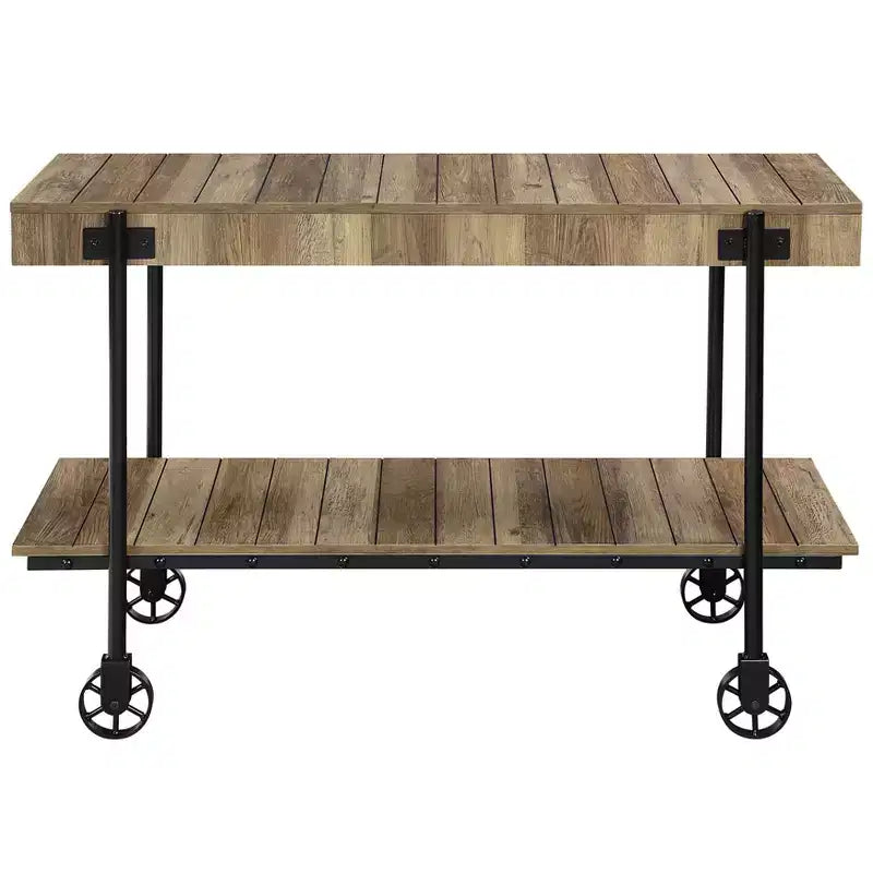 Huntingdale Industrial 1 Shelf Sofa Table - miBasics