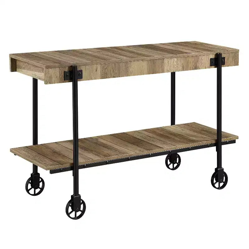 Huntingdale Industrial 1 Shelf Sofa Table - miBasics